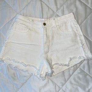 White Shorts